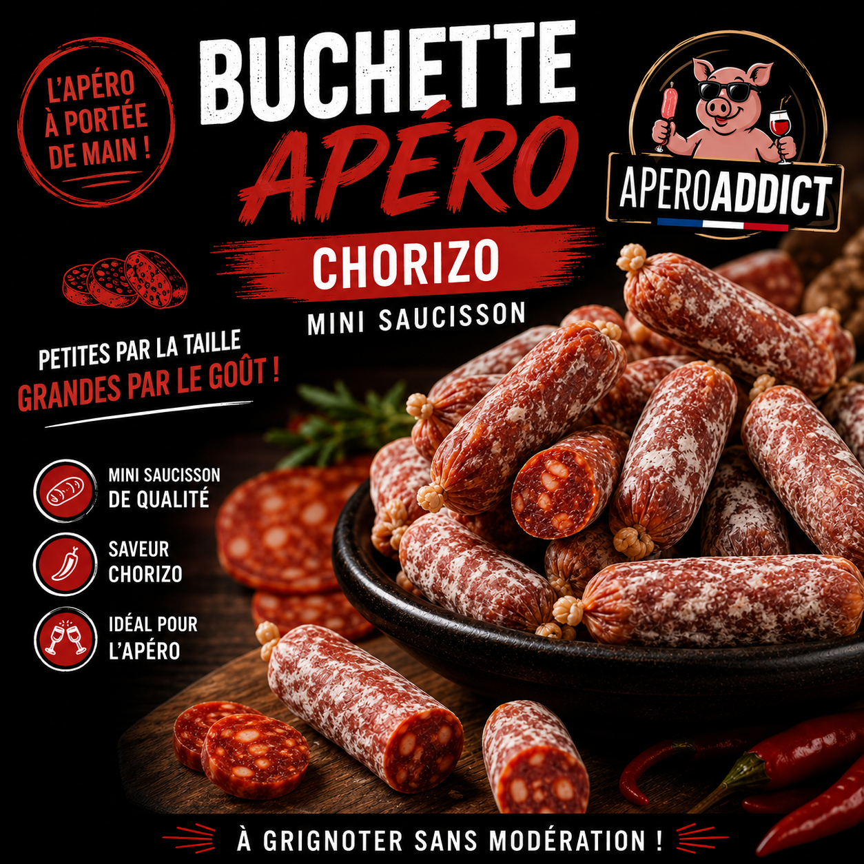 Buchettes Chorizo